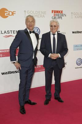 Klaus J. Behrendt Henry H?bchen / Verleihung der GOLDENEN KAMERA 2019 am 30. M?rz 2019 im Hangar 5 in Flughafen Tempelho-stock-foto