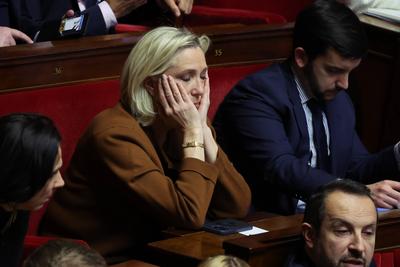 Discours de politique generale de Francois Bayrou a l'Assemblee Nationale-stock-photo