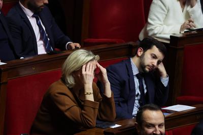 Discours de politique generale de Francois Bayrou a l'Assemblee Nationale-stock-photo