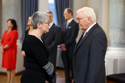 Diplomatischer Corps, Neujahrsempfang des Bundespr?sidenten im Schloss Bellevue, Berlin 14.01.2025-stock-foto
