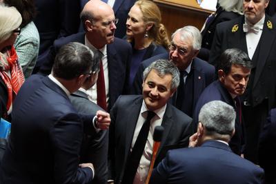 Discours de politique generale de Francois Bayrou a l'Assemblee Nationale-stock-foto