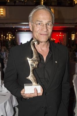 Klaus J. Behrendt beim Notte delle Stelle Premio Bacco 2018 w?hrend der Berlinale 2018 im Hotel Maritim. Berlin, 16.02.-stock-foto
