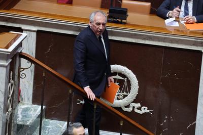 Discours de politique generale de Francois Bayrou a l'Assemblee Nationale-stock-foto