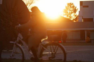 14.01.2025 Sonnige Impressionen aus Darmstadt vor Regentagen mit Niedersch?gen Regen Schnee und Minustemperaturen laut W-stock-foto
