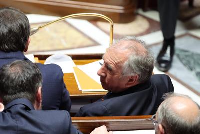 Discours de politique generale de Francois Bayrou a l'Assemblee Nationale-stock-foto