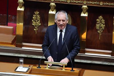 Discours de politique generale de Francois Bayrou a l'Assemblee Nationale-stock-foto