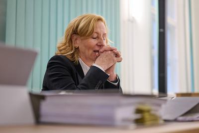 Landgericht verhandelt ueber Klage von Schlesinger gegen den RBB-stock-foto