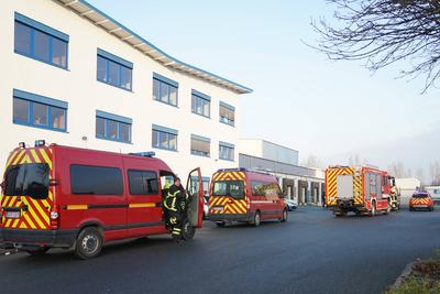 B?ttelborn 15.01.2025: Ausgetretenes Gefahrgut bei HEGRO-stock-foto
