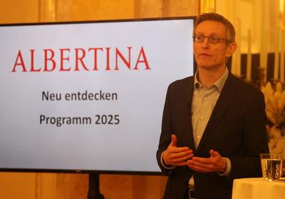 ALBERTINA Programmpr?sentation 2025-stock-foto