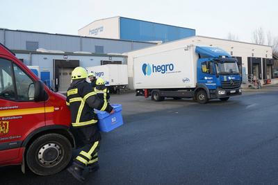 B?ttelborn 15.01.2025: Ausgetretenes Gefahrgut bei HEGRO-stock-foto