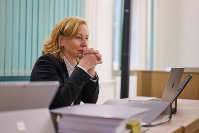 Landgericht verhandelt ueber Klage von Schlesinger gegen den RBB-stock-foto