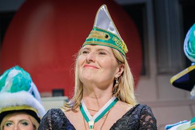 N?rrisches Steckenpferd 2025 f?r Tina Hassel-stock-foto