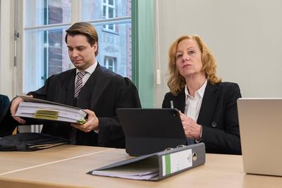 Landgericht verhandelt ueber Klage von Schlesinger gegen den RBB-stock-foto