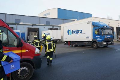 B?ttelborn 15.01.2025: Ausgetretenes Gefahrgut bei HEGRO-stock-foto