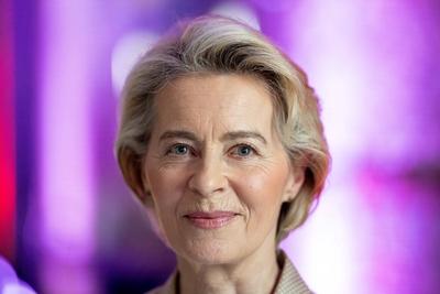 News Bilder des Tages Berlin, Deutschland. 27. Mai 2024. Ursula von der Leyen, Pr?sidentin der Europ?ischen Kommission b-stock-photo