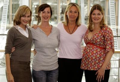 V.l.n.r. Schauspielerin Gesine Cukrowski , Katinka Feistl, Produzentin Arian Krampe und Schauspielerin Birge Schade (all-stock-photo