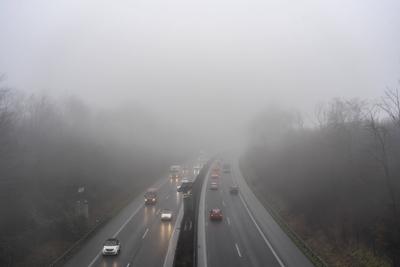 Dichter Nebel-stock-foto