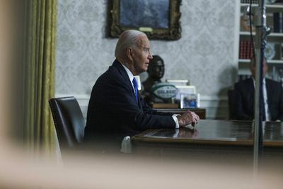 Biden Farewell Address-stock-photo
