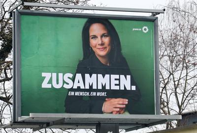 Wahlplakate-stock-foto