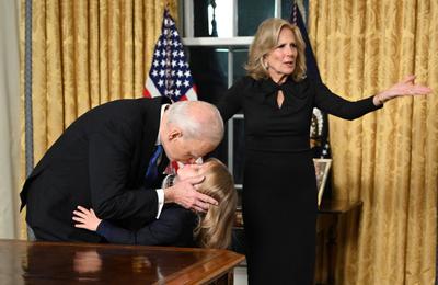 Biden Farewell Address-stock-photo