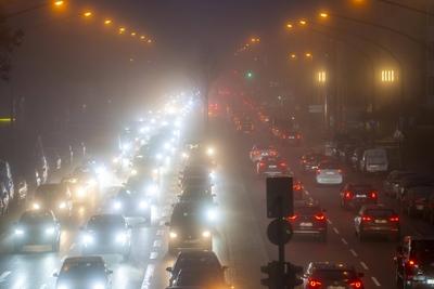 Dichter Nebel-stock-foto