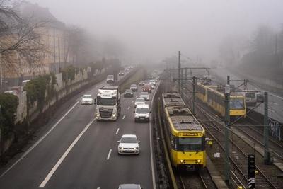 Dichter Nebel-stock-foto