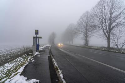 Dichter Nebel-stock-foto
