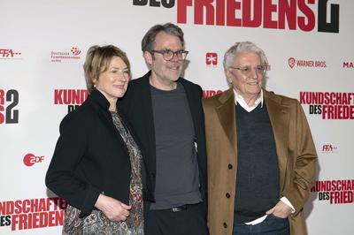 Corinna Harfouch, Robert Thalheim, Henry H?bchen-stock-foto