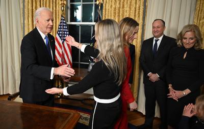 Biden Farewell Address-stock-photo
