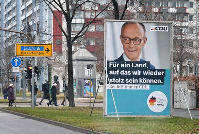 Wahlplakate-stock-foto