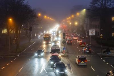 Dichter Nebel-stock-foto
