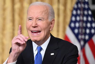 Biden Farewell Address-stock-photo
