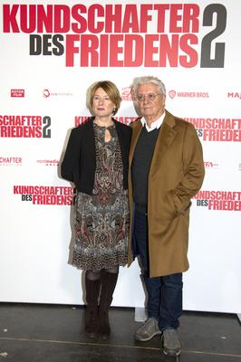 Henry H?bchen, Corinna Harfouch-stock-foto