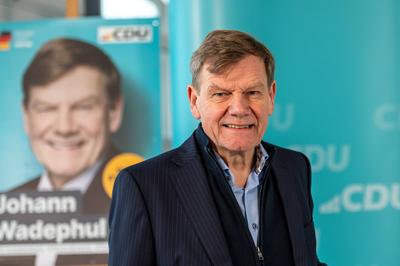 16.01.2025, Kiel, Deutschland, Wahlkampf in S-H, CDU stellt Bundespolitisches Fenster vor, Pressetermin mit Daniel G?nth-stock-photo