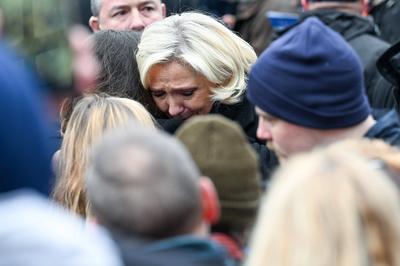 Hommage a Jean-Marie Le Pen a l’église Notre-Dame du Val de Grâce, à Paris-stock-photo