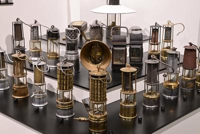 Bergbaumuseum Oelsnitz vor Neuer?ffnung-stock-foto