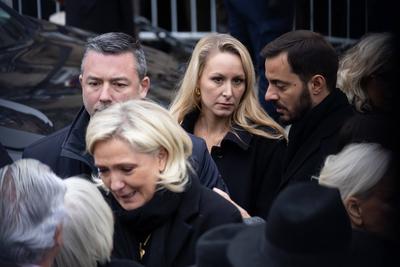 Memorial service for French far right figure Jean Marie Le Pen in Paris-stock-foto