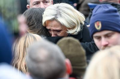 Hommage a Jean-Marie Le Pen a l’église Notre-Dame du Val de Grâce, à Paris-stock-foto