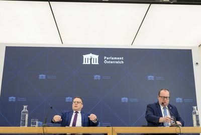 20250116 Koalition FPOE-OEVP - Details zum Budgetfahrplan-stock-foto