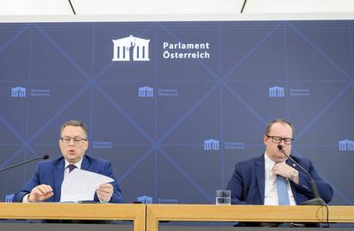 20250116 Koalition FPOE-OEVP - Details zum Budgetfahrplan-stock-foto