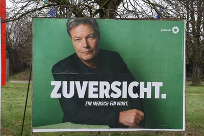 Themenfoto: Wahl, Wahlplakat zur Bundestagswahl 2025, 16.01.2025-stock-foto