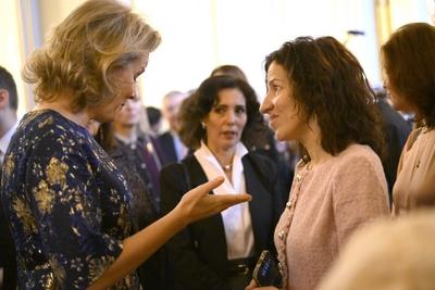 King Philippe And Queen Mathilde Meet Heads Of EU Institutions-stock-photo