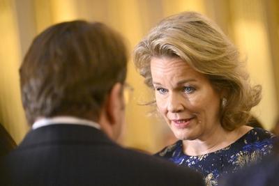 King Philippe And Queen Mathilde Meet Heads Of EU Institutions-stock-photo