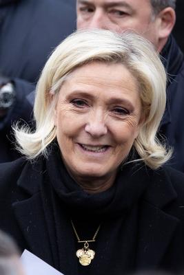 Memorial service for French far right figure Jean Marie Le Pen in Paris-stock-foto
