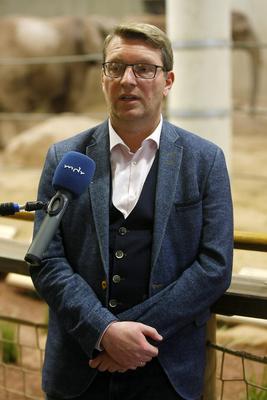 Jahresauftakt-Pressekonferenz  im Th?ringer Zoopark Erfurt-stock-foto