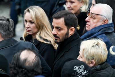 Hommage a Jean-Marie Le Pen a l’église Notre-Dame du Val de Grâce, à Paris-stock-foto