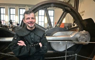 Bergbaumuseum Oelsnitz vor Neuer?ffnung-stock-foto