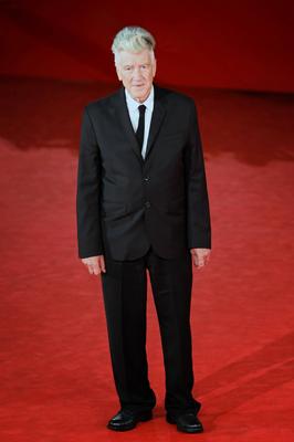 David Lynch Red Carpet - 12th Rome Film Fest ROME, ITALY - NOVEMBER 4: David Lynch on the red carpet during the 12th Rom-stock-foto