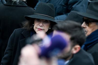 Hommage a Jean-Marie Le Pen a l’église Notre-Dame du Val de Grâce, à Paris-stock-foto