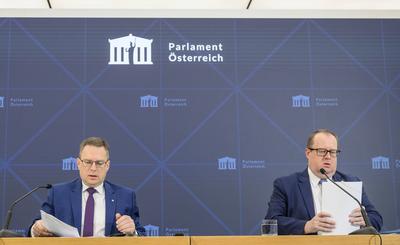 20250116 Koalition FPOE-OEVP - Details zum Budgetfahrplan-stock-foto